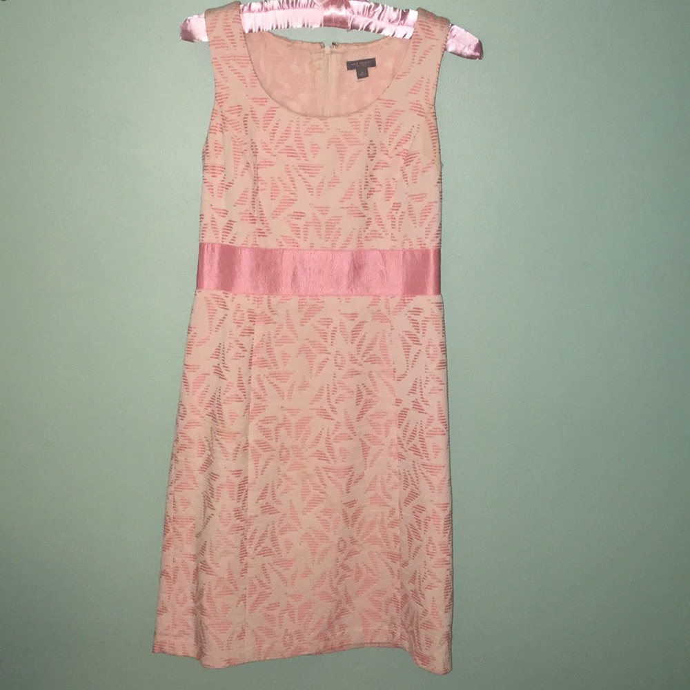 Ann Taylor brocade shift dress